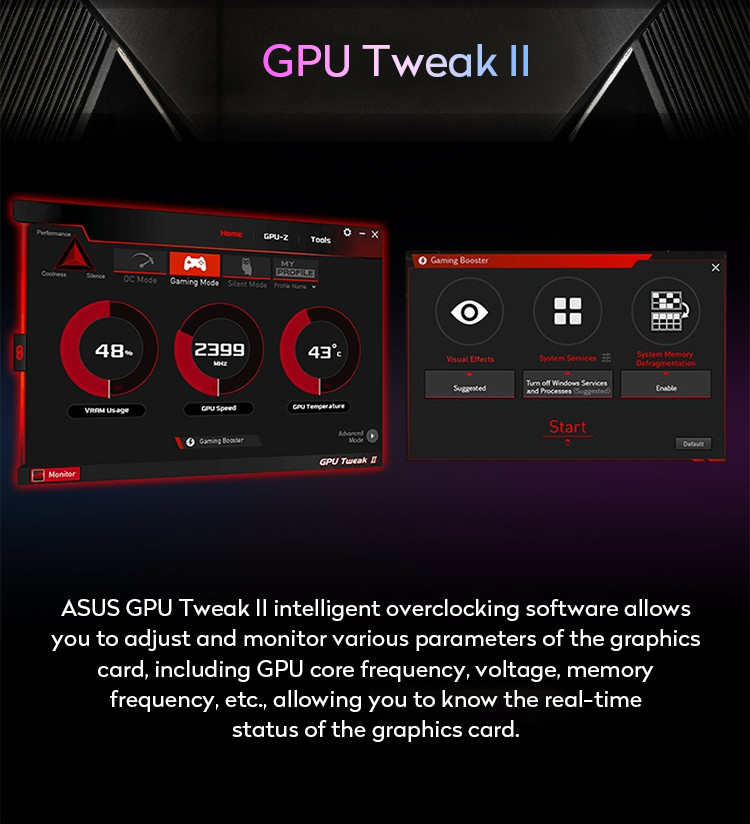 Professional Computer Graphics Card ASUS GeForce RTX 3050 O8G Gaming Game Design
