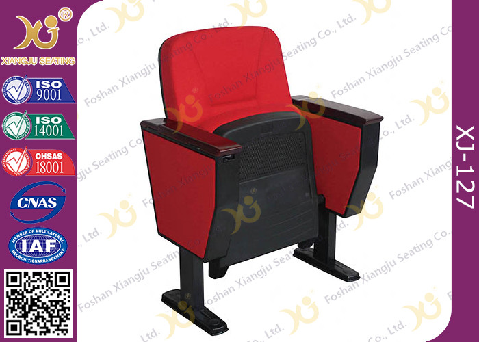 Metal Frame Auditorium Church Hall Chairs Space Saving Size 890mm * 700mm * 580mm