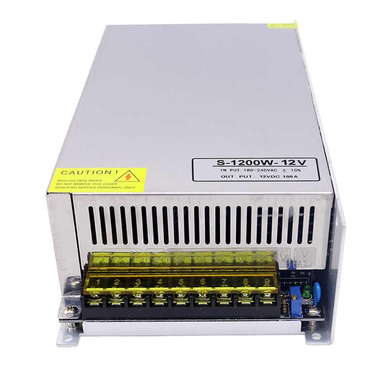 1200W DC Switching Power Supply 12V With Fan AC 220V To DC 12V Volt 100A