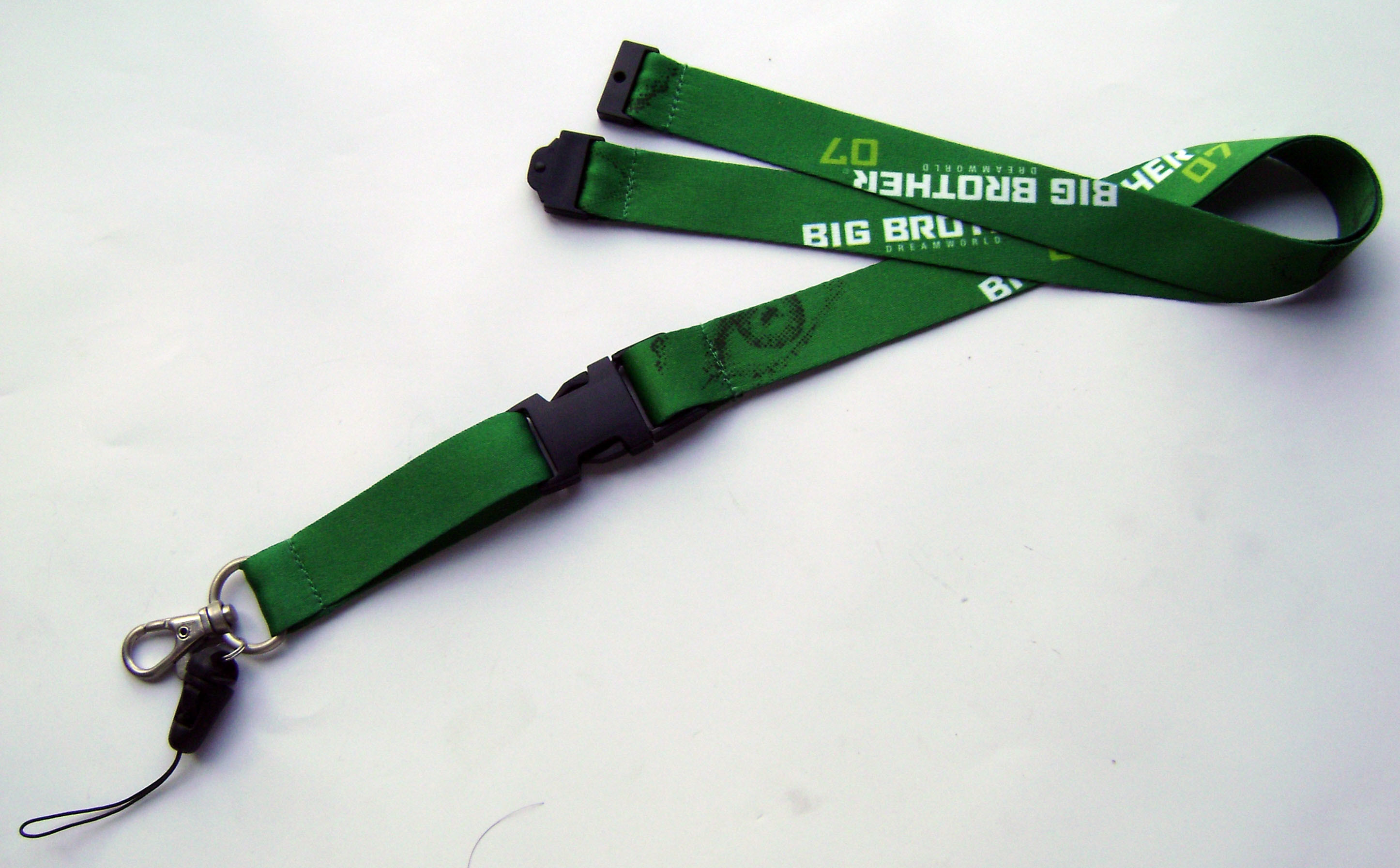 Promotional Sublimation Custom Neck Lanyards / Heat Transfer Print Lanyard