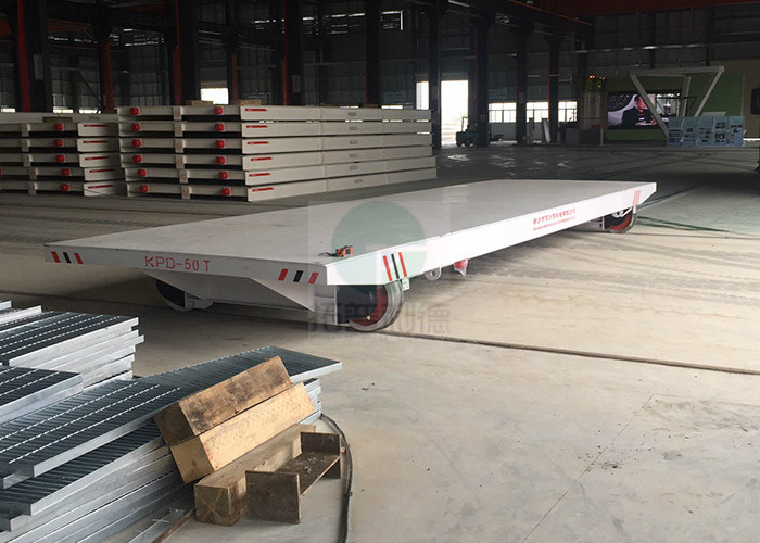 Workshop Electrically Operated Inter Bay Transfer Carts On Rail for Horizontal Transport of Materials