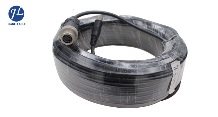 Waterproof 4Pin Min Din Extension S Video Cable For Backup Camera