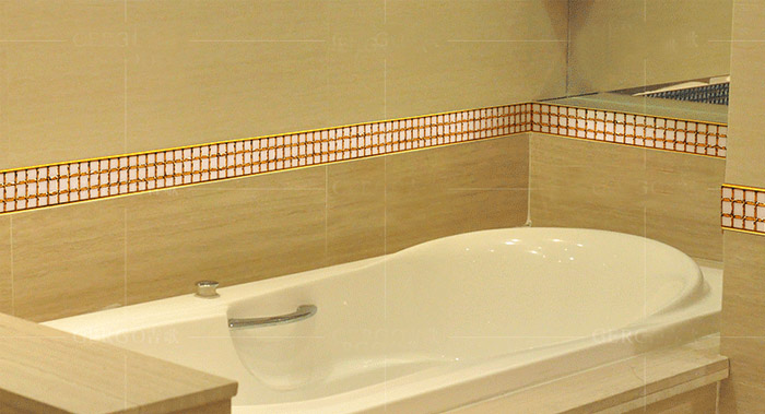 aluminium metal inlaying mosaic wall liner