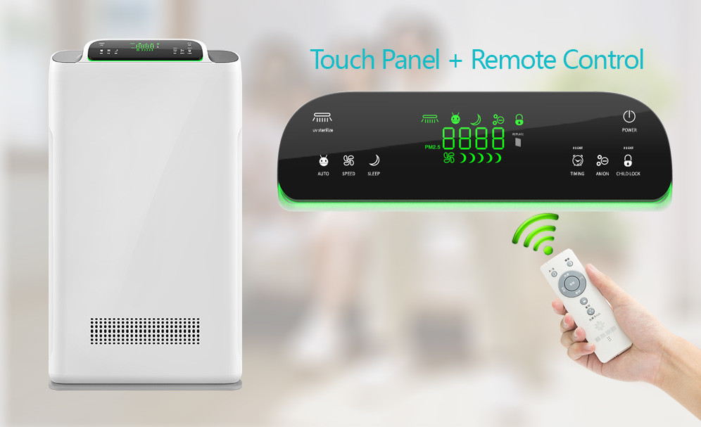 Tuya Smart Home Mini Low Noise Personal Pm2.5 Intelligent Air Generator Air Purifier