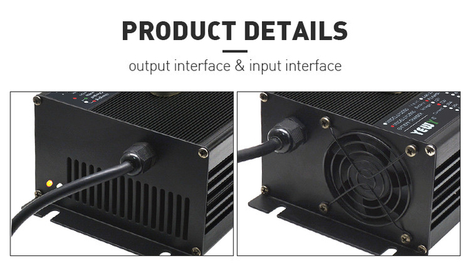 120V 60Ah 120Ah Forklift Electric Car Battery Charger Powerful