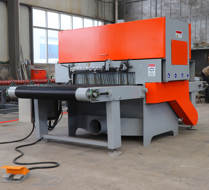 Wood multiple edgers machines, Automatic twin circular blades wood board edgers saw mills machine