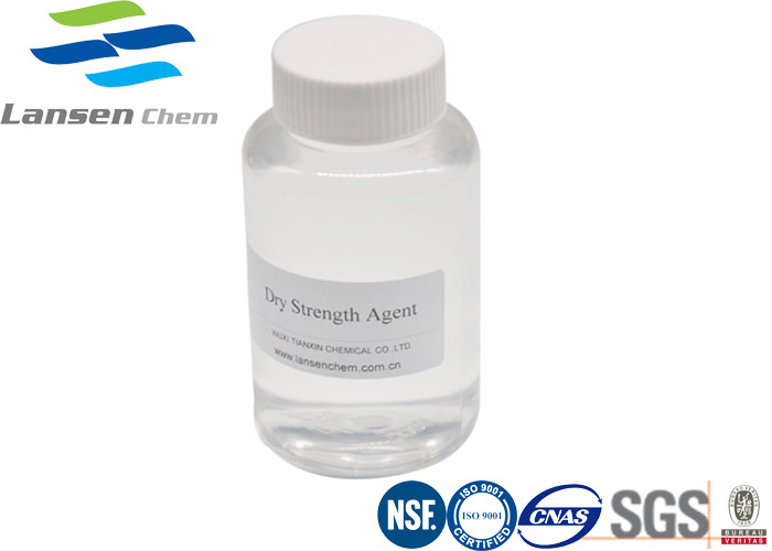 Industrial Transparent Dry Strength Agent Amphoteric LSD-15 / LSD-20 4 - 25℃