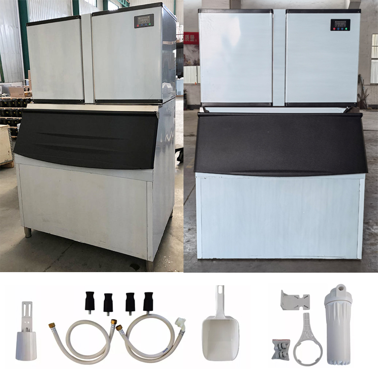 ICEMA 1000KG 24H Automatic 1Ton Ice Cube Making Machine with Copeland Compressor