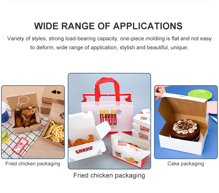 Recyclable CupCake Takeaway Custom Food Packaging Boxes Spot UV