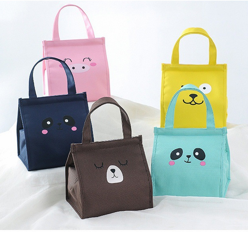 Waterproof Oxford Insulated Tote Lunch Bag For Picnic