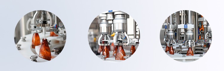 4 Heads Plastic Shampoo Bottle Filling Capping And Labeling Machine