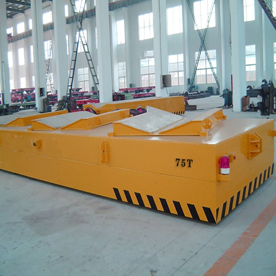 30 Tons Remote Control Coil Transfer Cart Low Voltage Battery Powered