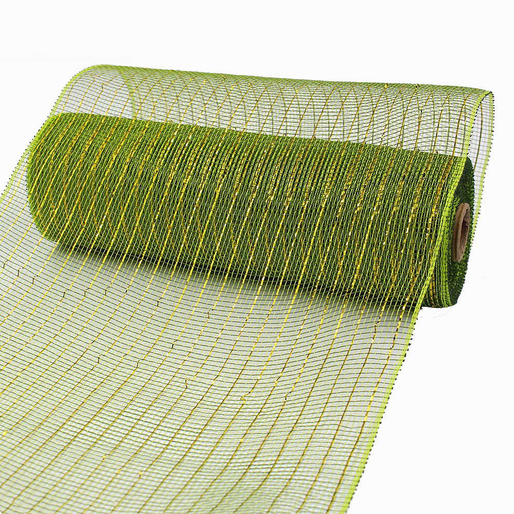 christmas mesh webbing cheap price wired satin organza DIY gift rolls ribbon paillette mesh chiffon ribbon