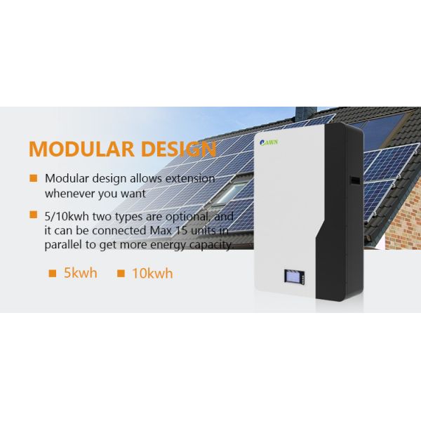 48V 100AH Lithium Battery 5KW Li-Ion Battery Energy Storage Power Bank Charger Wall for Solar Energy Systems