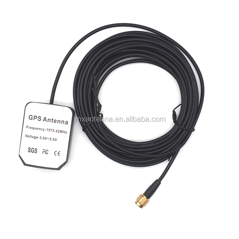 Customized Connector 28dBi Gain Passive Omni Car Indoor GPS Glonass Antenna for Navigator