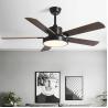 Buy cheap Household 52 Inch DC Motor Solid Wood 5 Blades Modern Home Decor Mute Bldc Led from wholesalers
