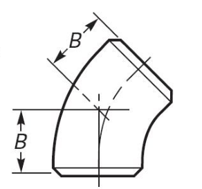 BW 45 Degree Long Radius Elbow WP UNS S31803 Duplex Stainless Steel Butt Weld 0