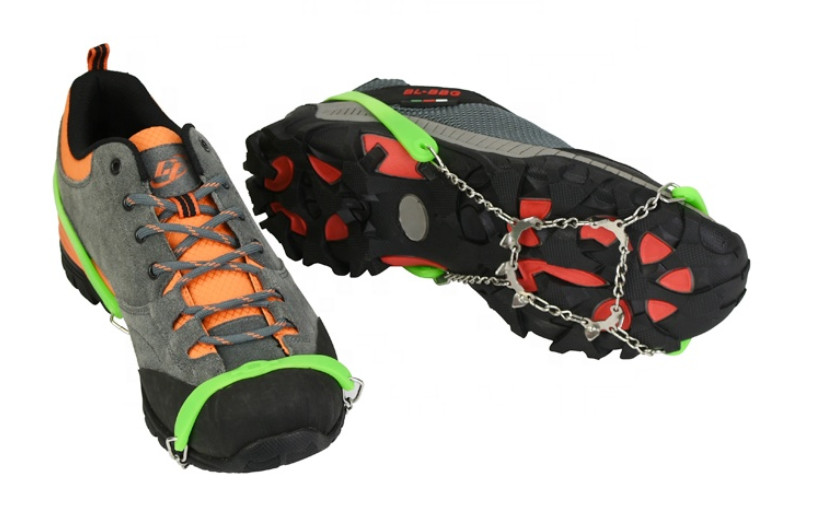 Micro Spikes Traction Cleats Crampons For Snow Walking And Ice Hiking Climbing Shoes