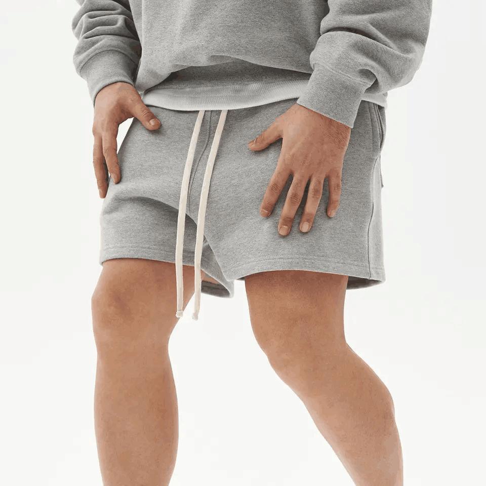 Men Cotton Sweat Shorts with Pockets Workout Casual Loose Shorts Sportswear Running Athletic Mens Shorts Gym