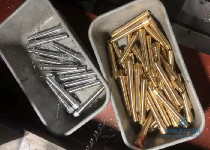Tin Plated Brass CNC Machining 3 Axis Electroplating CNC Machined Parts For Valves
