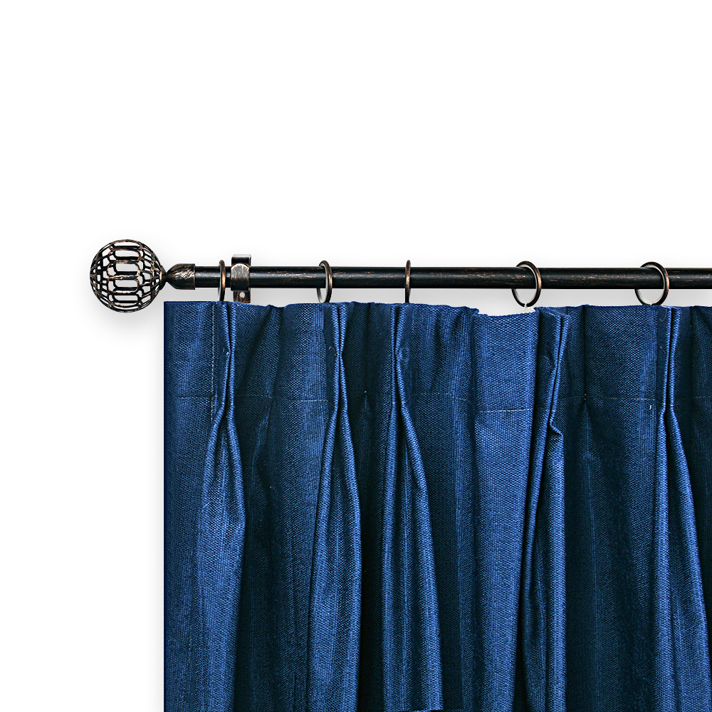 Aluminum Alloy Curtain Rod Finials Twisted Plating Treatment