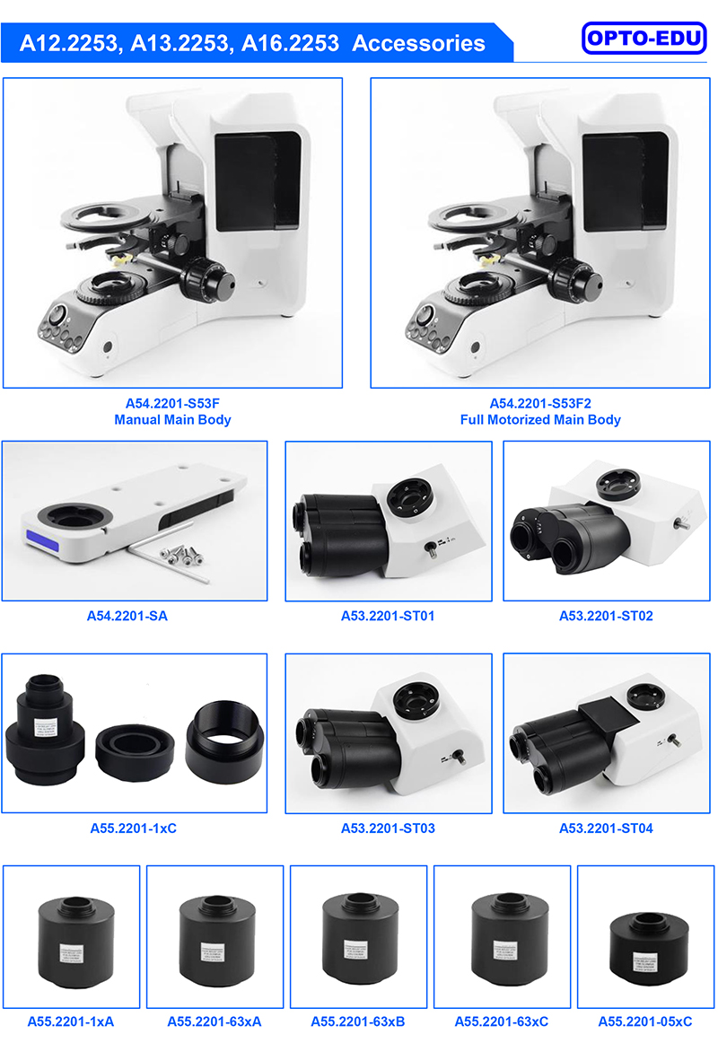 Opto Edu A16.2253 Fluorescence Microscope Infinity Plan Achromatic Optical System