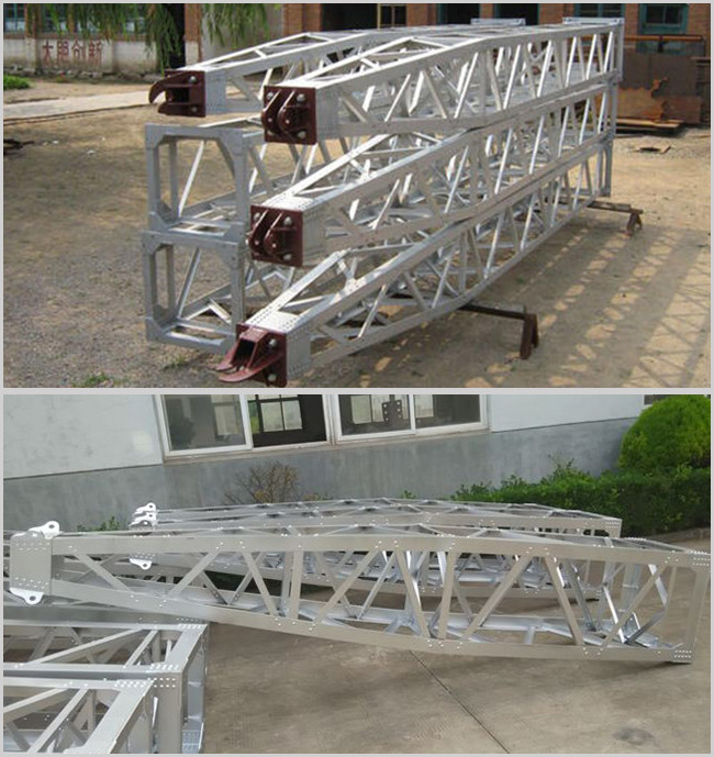 Silver Transmission Line Stringing Tools Aluminum Alloy Frame Internal Suspension Derricks