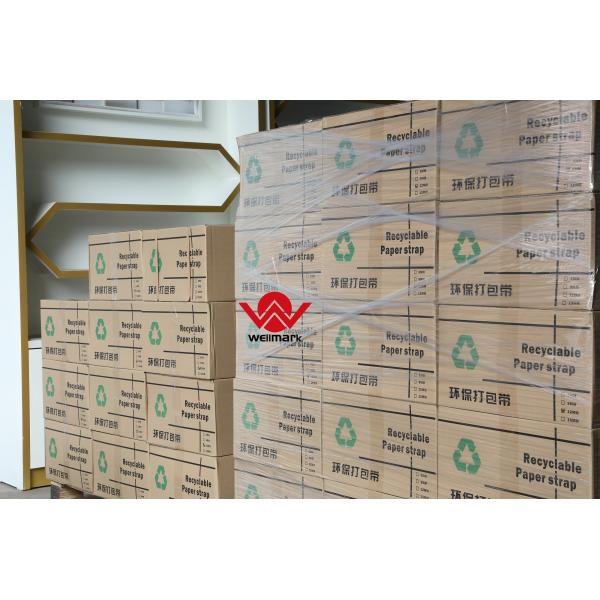 Durable Recycled Kraft Paper Strapping Tape High Tensile Strength for the Packing Industry