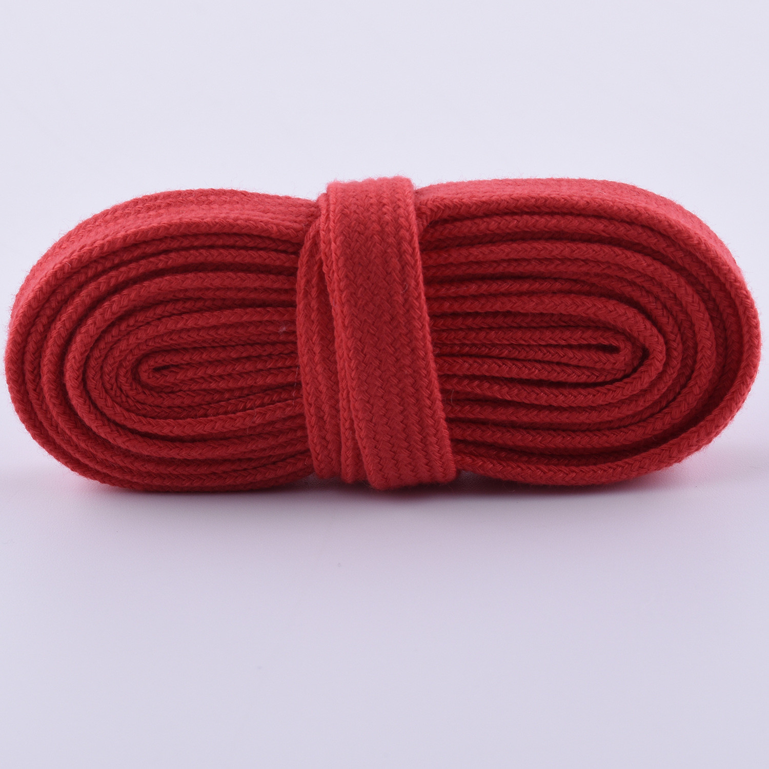 12mm Flat Braided Cotton Cord ISO14001 Coloured Macrame Cord