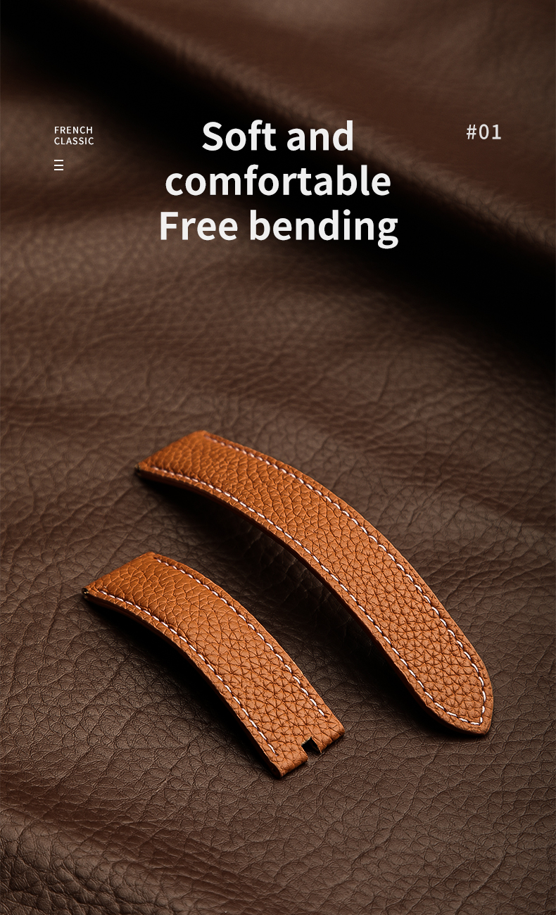 20mm Leather Watch Strap Replacement for SamSung GaLaxy Watch 4 Wrist Band Gift Accessory