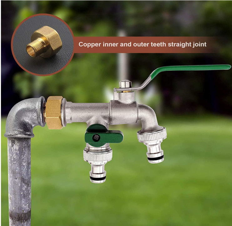 3/4'' * 1/2'' Brass Male To Female Adapter , Brass Reducing Bush For Water Pipe