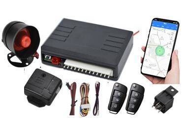 Anti Theft System Car GPS Tracking Central Locking Alarm With SOS Alarm Siren