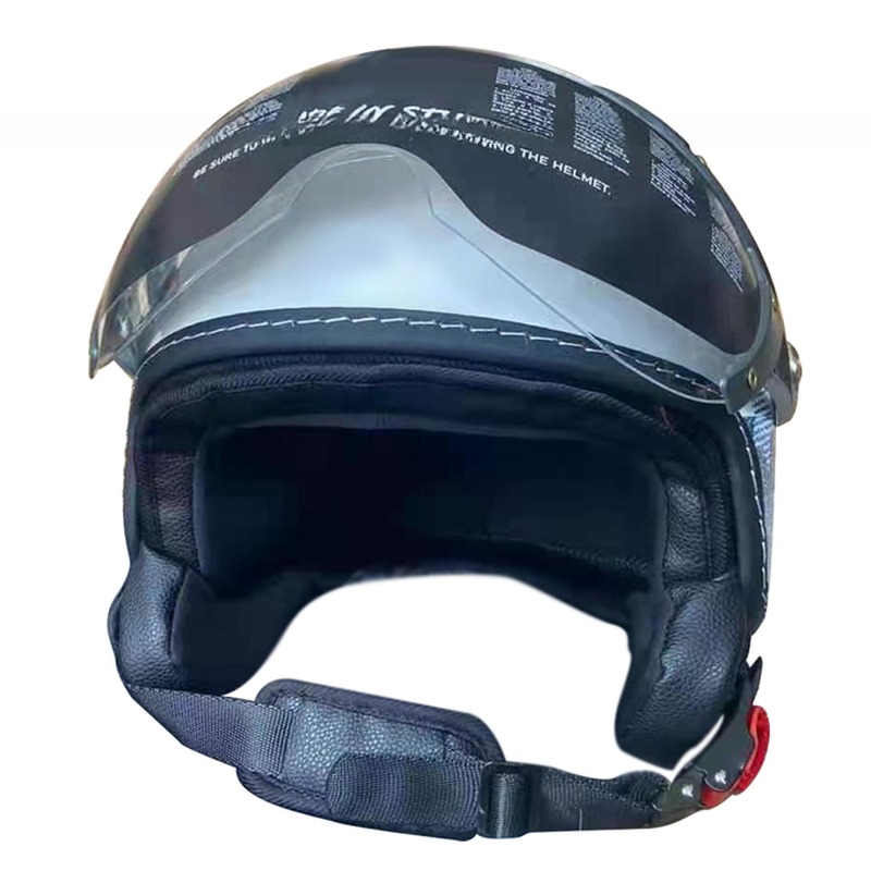 ABS White Motorbike Helmet for Riding with/without LED Long-Lasting Performance