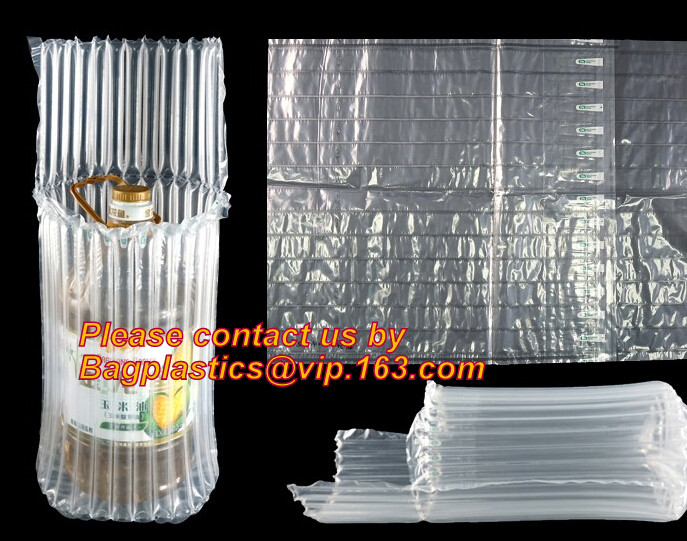 Plastic wrap air bag colume double layer bubble courier bag poly bubble bag for promotion, Shockproof Safety Air Cushion