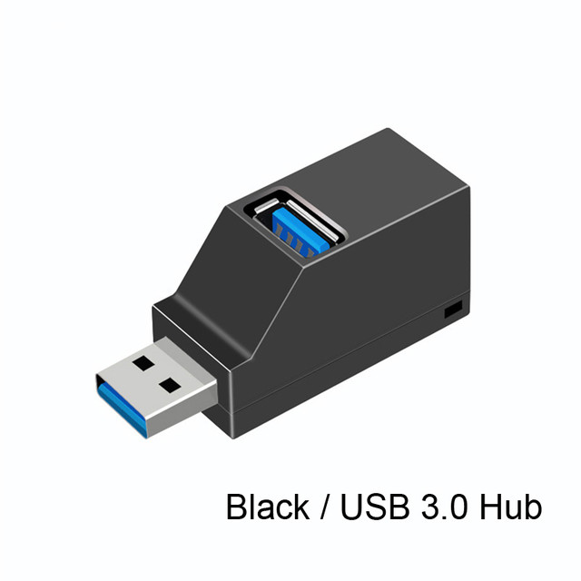 3 Ports 3.0 USB HUBs Adapter Extender Mini Splitter Box 17g ROHS