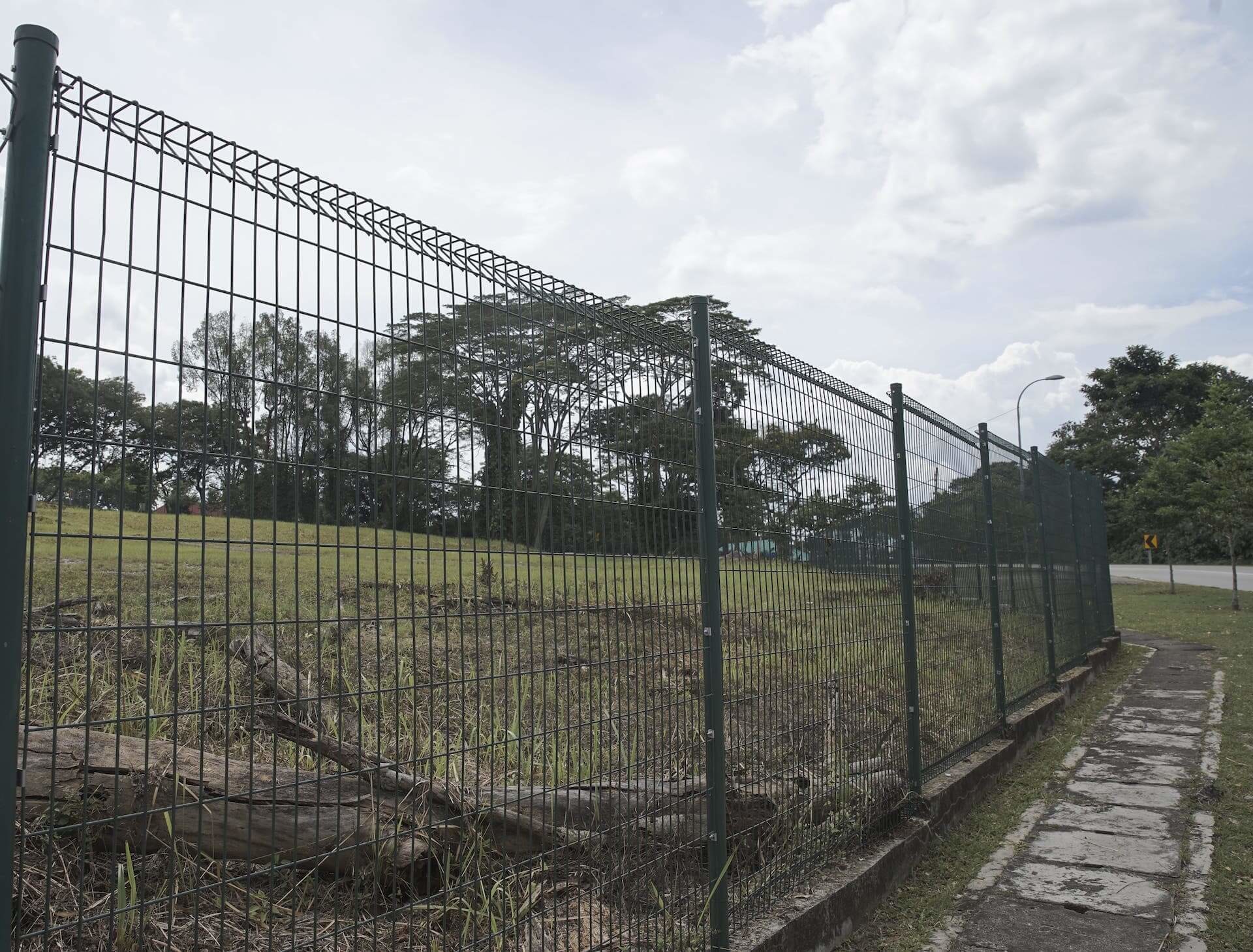 Construction 1.8m Welded Mesh Wire Fencing Custom Size Steel High Security