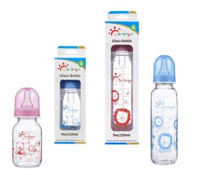 Buy cheap Food Grade 9oz 250ml BPA Free Glass Baby Feeding Bottles product
