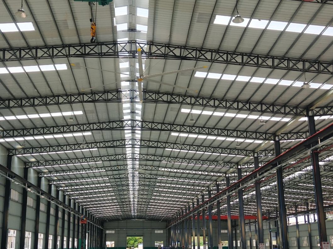 Daisen Hvls Industrial Ceiling Fan Cooling Ventilation Exhaust Fan with Pmsm Motor