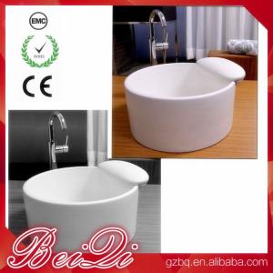 China Factory Price New Ceramic Pedicure Bowl Used Foot Spa Pedicure Chair Foot Bath Basin on sale