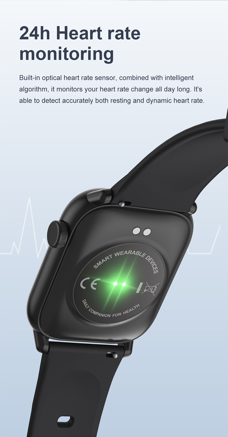1.75 Inch Bluetooth Android Smartwatch Sedentary Reminder Android 4.4