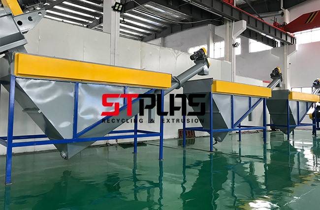 1000kg/h Hot Wash​ Crushing Drying Pet Bottle Washing Line for floating washer