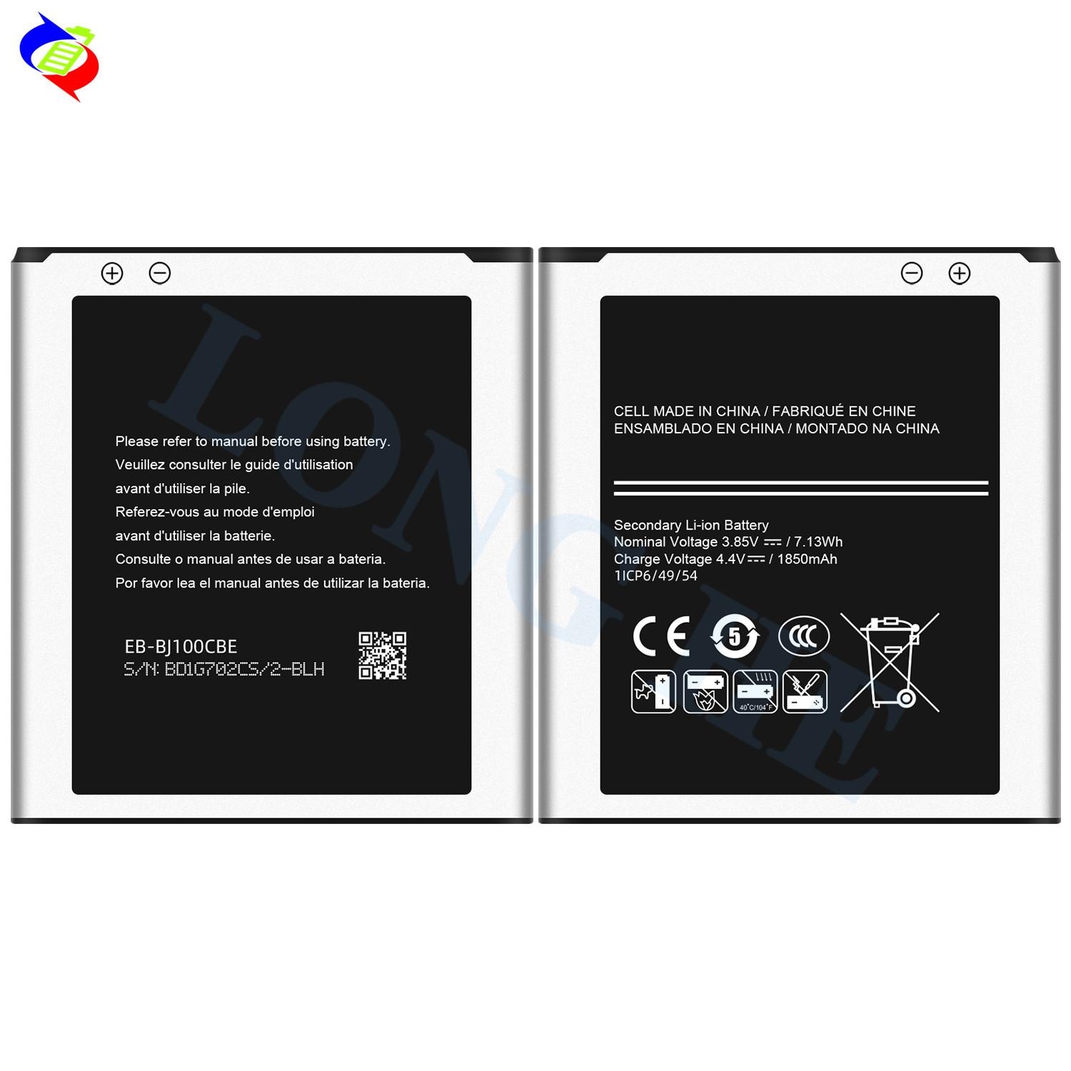 OEM Mobile phone battery for Samsung Galaxy J1 j100 EB-BJ100CBE