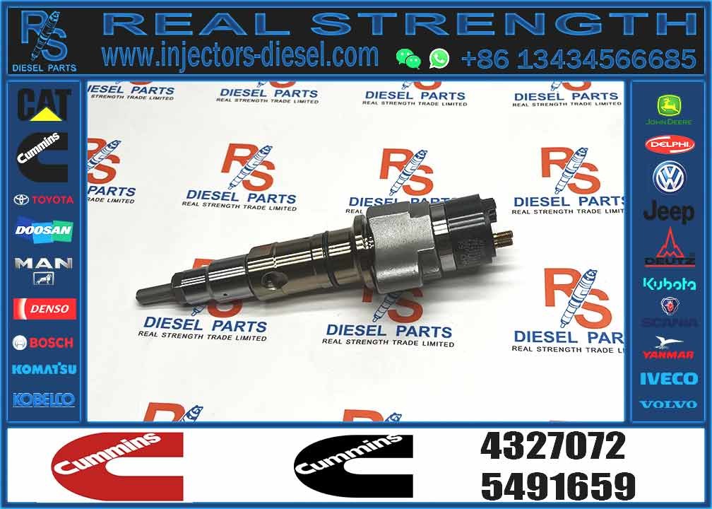 Common Rail Injector Fuel Injector 5491659 4327072 4359204 4307414 For QSL Excavator QSL9.3 ISCE Engine 6L