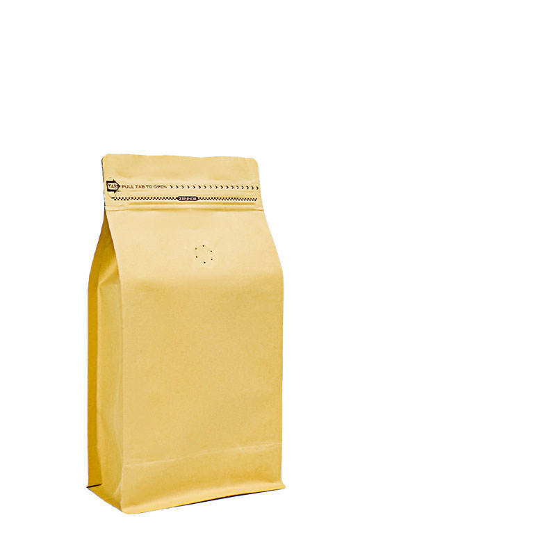 Custom Printed Resealable Packaging Aluminum Foil Flat Bottom Stand Up Pouch 1lb Coffee Bean Bag With One Way Valve