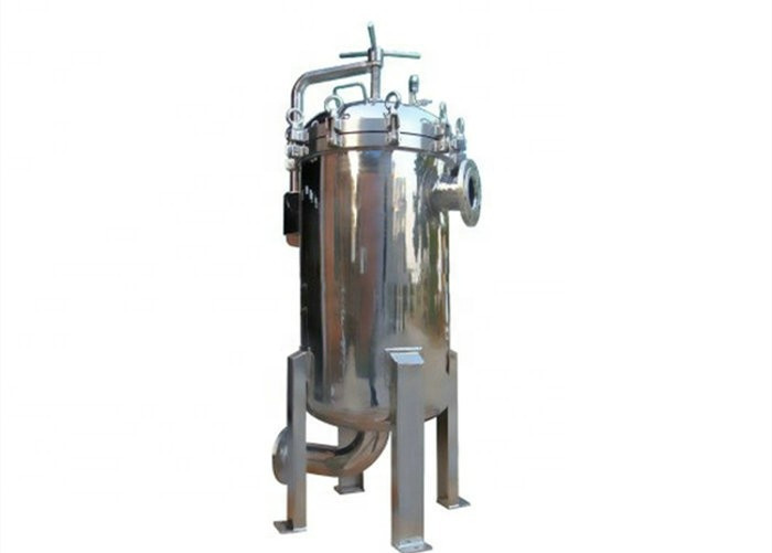 Food Grade Stainless Steel Bag Filter Housing For Water Treatment Plant