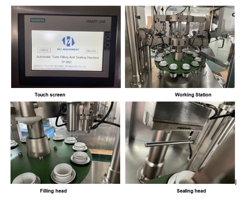 Automatic Plastic/metal Tube Filling Machine Cream / Gel / Ointment Filling Machine