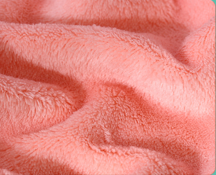 Customized Bedding Set Designs Thick Coral Fleece Soft Absorbent Face Towel Bath Set