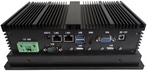 IPPC-0708TW 7" Wide ScreenFanless Touch Screen PC 6 Generation U Series CPU Dual Network 2 Strings Of 4US