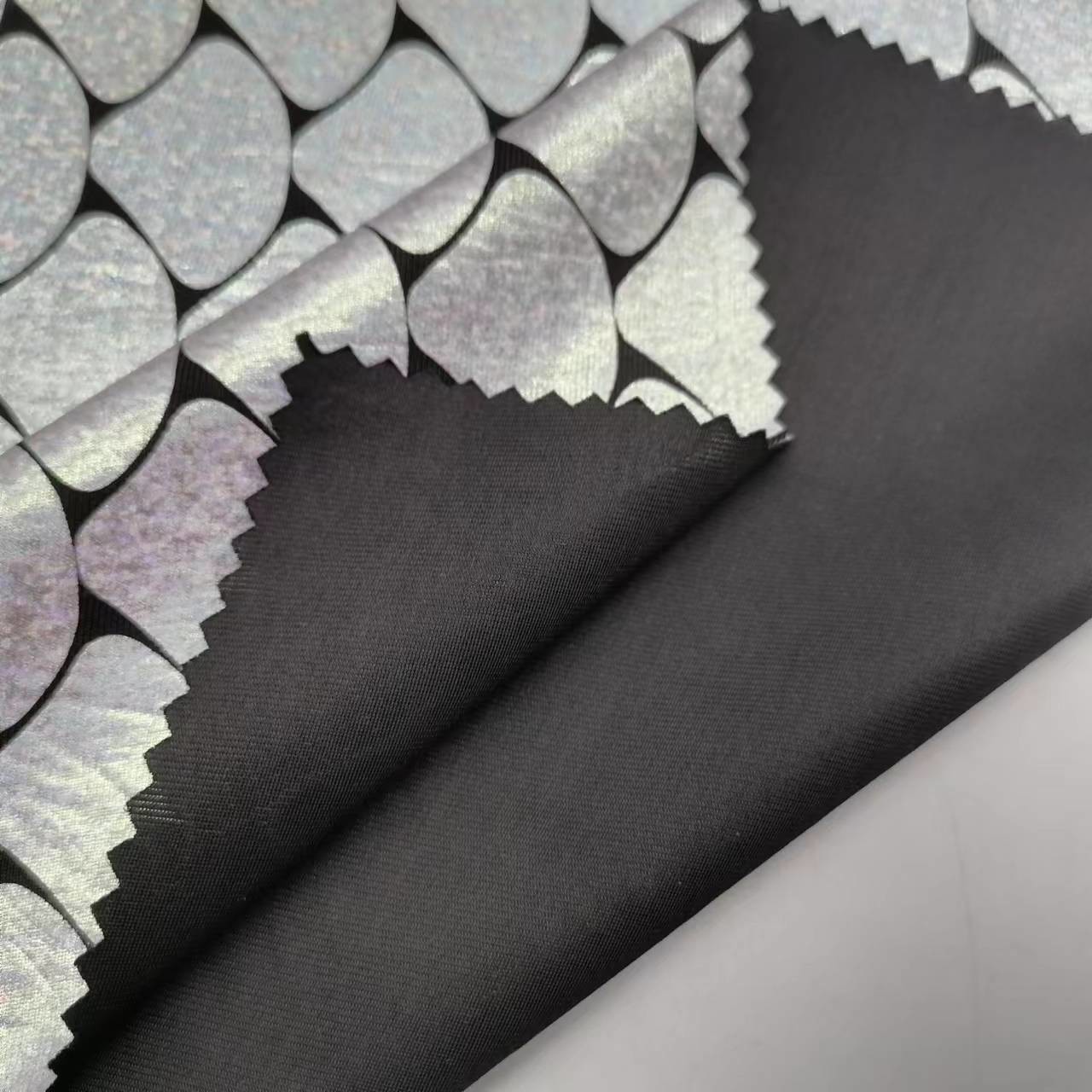 Printed 150D+20D 90 Polyester 10 Spandex Fabric Breathable UV Proof