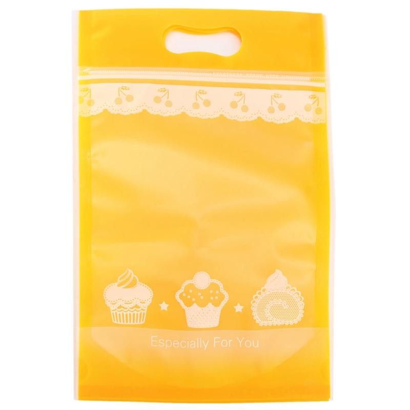LDPE Material Custom Die Cut Plastic Bags Gravure Printing High Durability